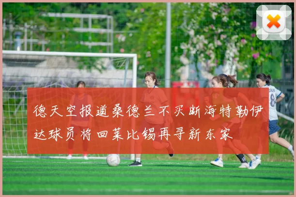 德天空报道桑德兰不买断海特勒伊达球员将回莱比锡再寻新东家
